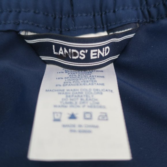 New LANDS END Swim Shorts with Built In Brief - Picture 3 of 6